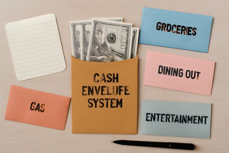 Cash envelope system
