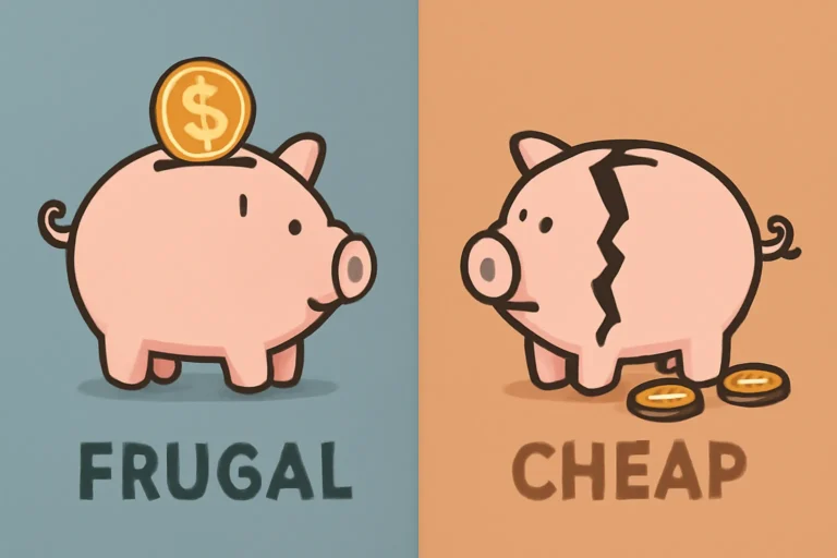 Frugal vs. cheap