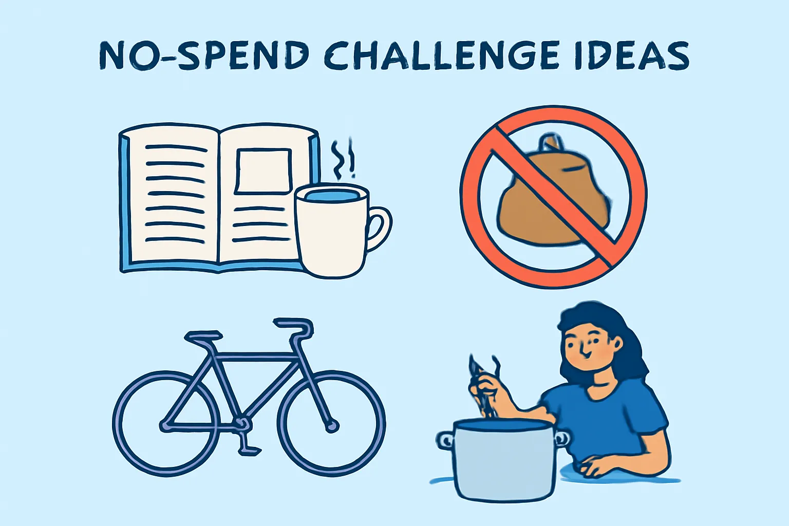 No-spend challenge ideas