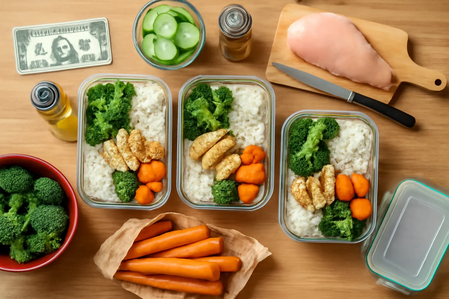 Meal prepping for a budget