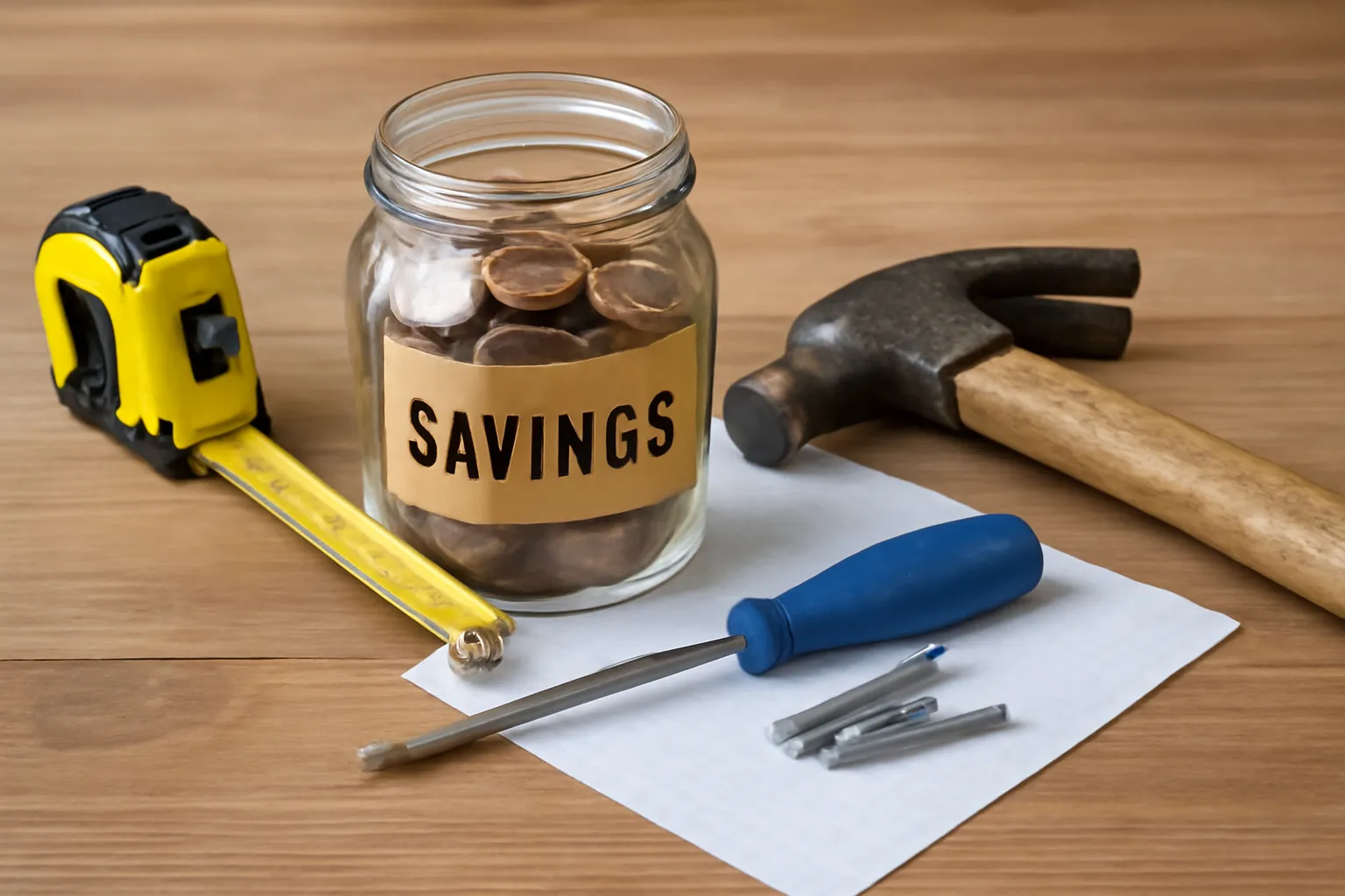 DIY home improvement savings